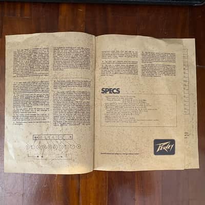 Peavey Pacer 100SS Series 1x12 Guitar Combo SCORPION RARE 1976 image 24
