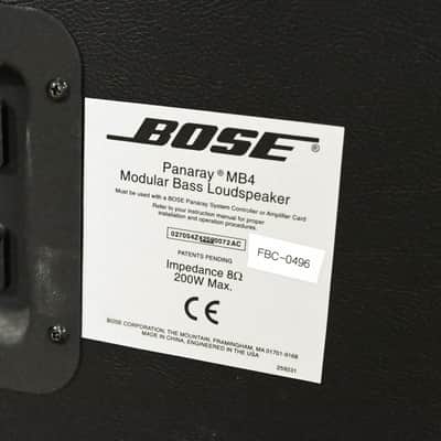 Bose Panaray MB4 Modular Bass Loudspeaker CG014ZB image 5