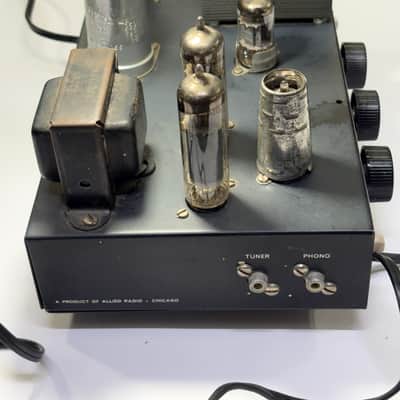 Vintage Knight KM-15 Tube Amplifier Monoblock EL84 12-Watt Hi-Fi Amp | 1950s | Allied Radio image 5