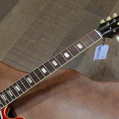 Minty! 2018 Gibson Custom Shop 1963 Reissue ES-335 Block Semi-Hollow Electric Guitar Cherry Red + COA OHSC image 8