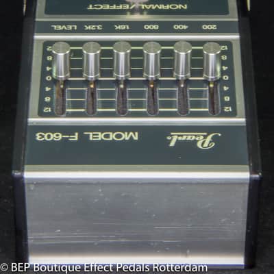 Pearl F-603 Graphic Equalizer s/n 500510 late 70's Japan image 7