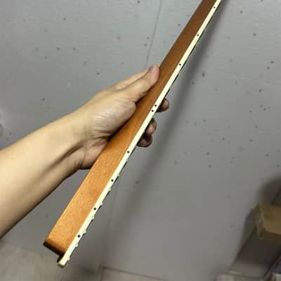 roasted maple electric guitar neck 22 fret big head rosewood block inlay image 2