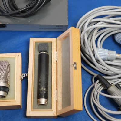 Gefell MV692 / UM70 vintage condenser microphone with original 691PSU and cables image 2