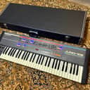 Roland Juno-106 Polyphonic Analog Synthesizer 1984 W/ Case (Just Serviced)