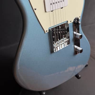 Squier FSR Paranormal Offset Telecaster SJ Electric Guitar Ice Blue Metallic (844) image 5