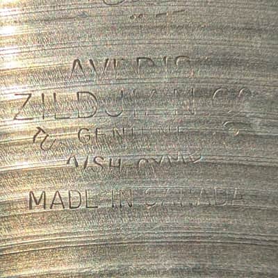 Vintage Zildjian Avedis New Beats Canada 70's image 2