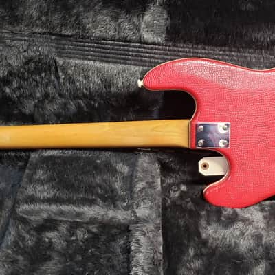 Hofner 175 Galaxie 1963 Red Vinyl Electric Guitar image 6