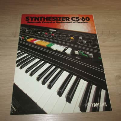 Yamaha CS-60 Brochure -1977 - Original Vintage Synthesizer Brochure/Catalog
