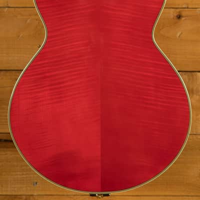 Ibanez GB10SEFM George Benson Hollow Body - Ebony - Sapphire Red image 2