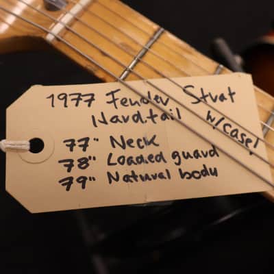 Fender 1979 Stratocaster Natural Hardtail OHSC image 8