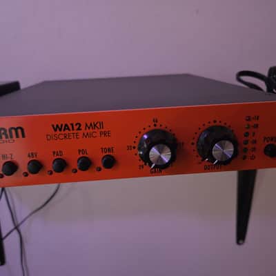 Warm Audio WA12 MKII Microphone Preamp 2016 - Present - Orange image 2
