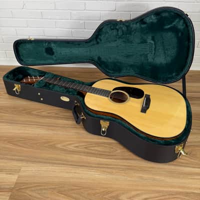 Martin Custom Shop 18 Style 12-Fret Dreadnought in Figured Beeswing Mahogany 2025 - Natural image 15