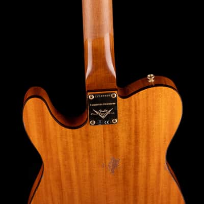 Pre Owned Fender Custom Shop Limited Edition Bow Tie Telecaster Custom Relic Black with OHSC image 11