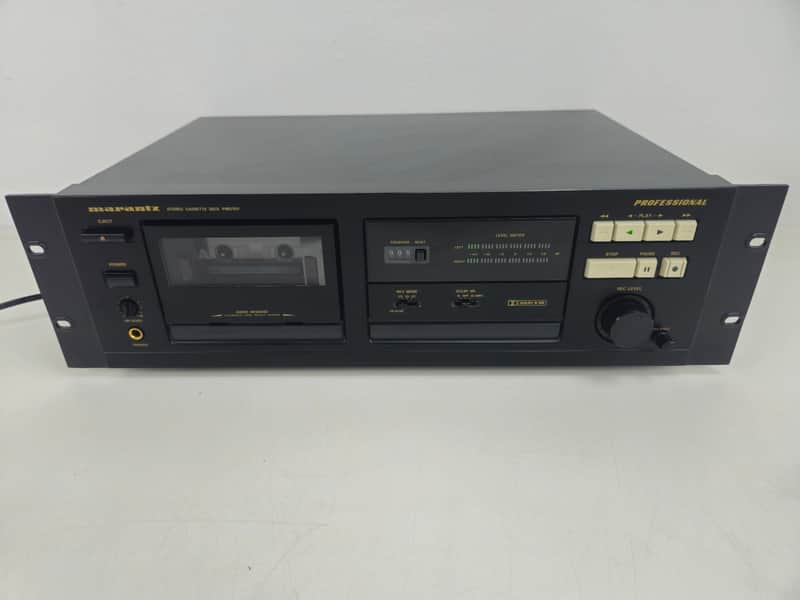 Marantz - PMD 501 - Cassette Deck - New belts - Rack-mount image 1
