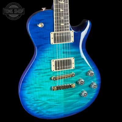 PRS S2 Wood Library McCarty 594 Singlecut Quilt Makena Blue w/bag S2083285 image 2