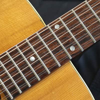 1968 Gibson 12-String B-45 Acoustic Guitar Natural + GB image 8