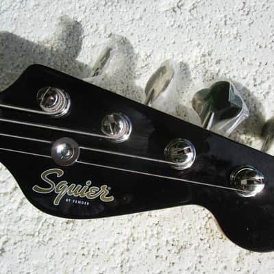 Squier Paranormal Rascal HH Bass Guitar, 2023, NOS, Charcoal Metalic image 2