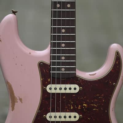 Fender Custom Shop '63 Stratocaster, Heavy Relic, Custom Order - Shell Pink image 5