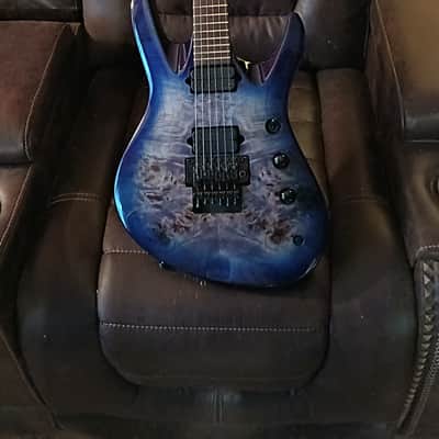 Jackson Pro Series Chris Broderick Signature Soloist HT6P 2021 - Present - Transparent Blue image 4