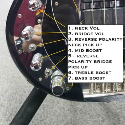 Ernie Ball Sterling Ray 34 black image 7