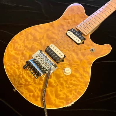 1997 Ernie Ball Music Man AXIS EX [EARLY Production MIJ Van Halen] Translucent GOLD Relic EVH D-Tuna image 1