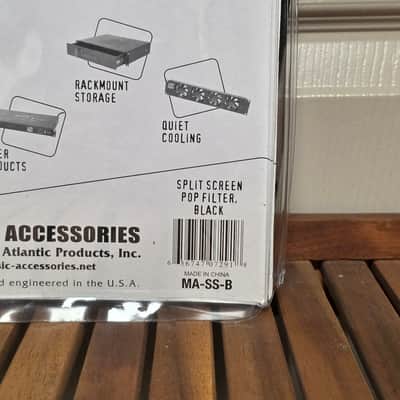 Music Accessories MA-SS-B Split-Screen Pop Filter | NEW image 1