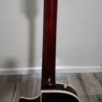 Firefly   FFLPS White Burst UPGRADED w Locking Tuners and gold metal PU Rings image 15