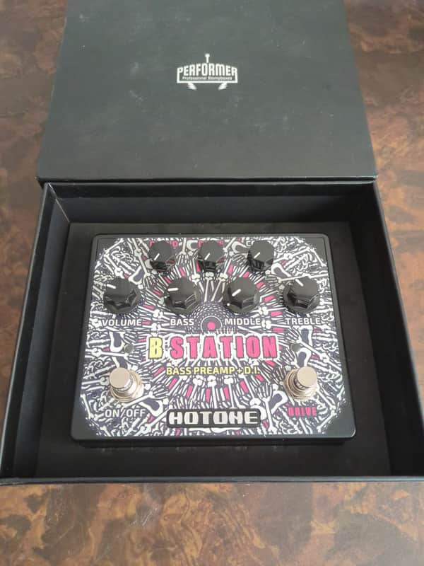 Hotone B Station Bass Preamp/DI 2010s - Black image 1