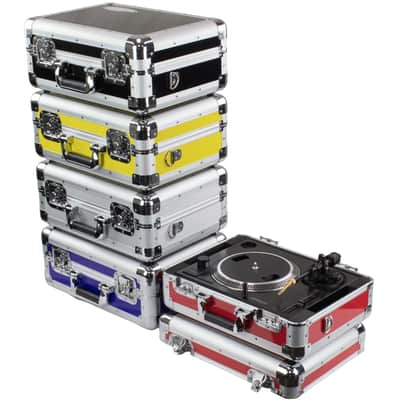 Odyssey KRP7SIL | KROM Series Case for Reloop RP7 | Silver Aluminum Carrying Case image 5
