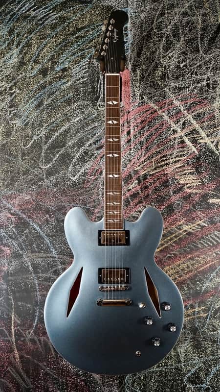 Epiphone Dave Grohl DG-335 (Incl. Hard Case) Pelham Blue image 1