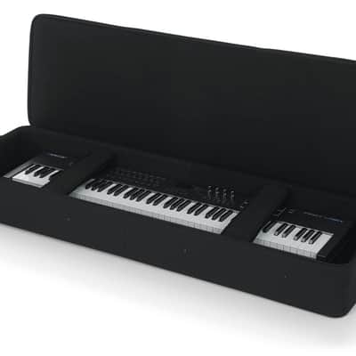 Gator 88-key Keyboard Rigid EPS Foam Lightweight Case with Wheels image 3