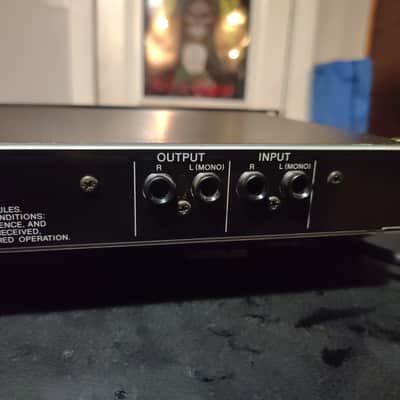 Yamaha REV100 Digital Reverberator 1990s - Black image 6