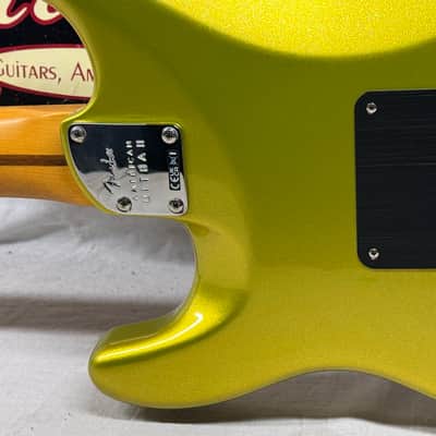 Fender American Ultra II 2 Stratocaster Guitar with COA + Case 2024 - Solar Flare / Maple neck image 16