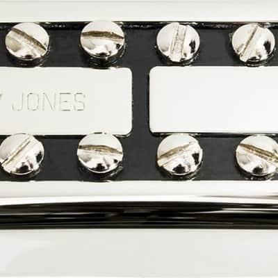 TV Jones FTB-UVNKL TV Classic Universal Mount Nickel Bridge and Neck Pickup Set w/ Geartree Cloth and 3 Packs of Strings image 2
