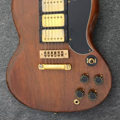 Gibson SG Custom 1973 - Walnut Natural - 3 Pickups image 2
