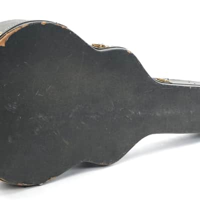 Gibson J200 Case Black with Yellow Lining 1960s image 2