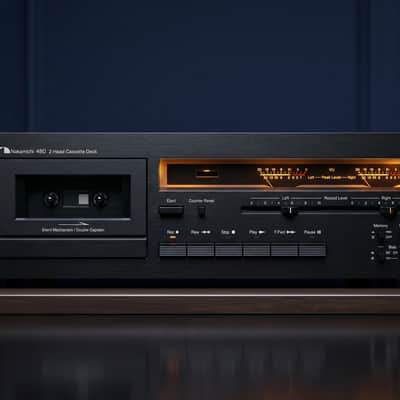 Nakamichi Nakamichi 480 2-head audiophile qual cassette deck/recorder 80s image 1