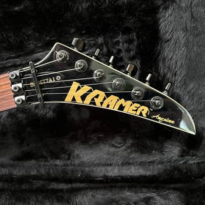 Kramer Baretta I 1989 Kline Graphic Vintage USA made w/OHSC and Paperwork.  Super fast neck amazing. image 5
