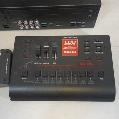 Yamaha LC3 Music Lab System — Teacher Console + Hub + 8 Student Boxes w/ Power Supplies 2000's - Black image 6