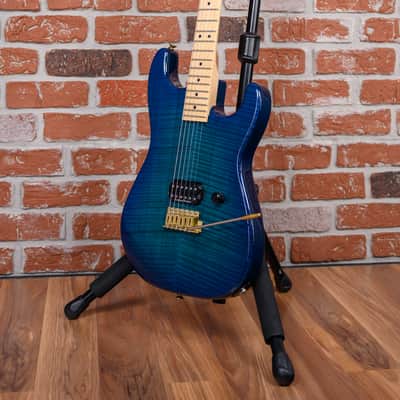 Charvel USA Custom Shop San Dimas Custom Flame Maple Top Chlorine Burst 2006 w/OHSC image 5