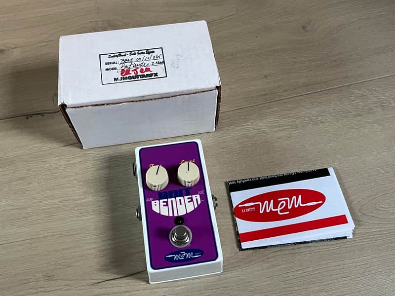 MJM Guitar FX Brit Bender Fuzz 2 Knob 2010s - Purple image 1