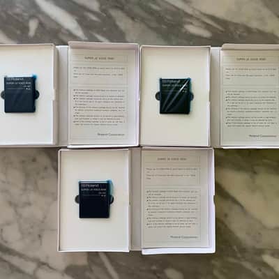 Roland Card VR-101 VR-102 VR-103 complete set of 3 cards for JX-10 Super-JX & MKS-70 NEW OLD STOCK