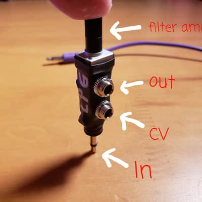 Mini Low Pass Gate - Passive vactrol based Low Pass VCA - LPG - 0HP image 1