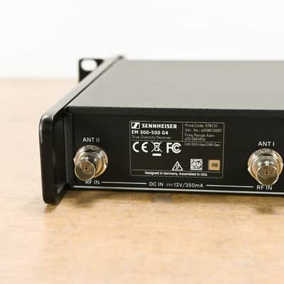 Sennheiser EM 300-500 G4 Aw+ Receiver w/ SK 100 G4 A1 Bodypack (NO PSU) CG015MJ image 6