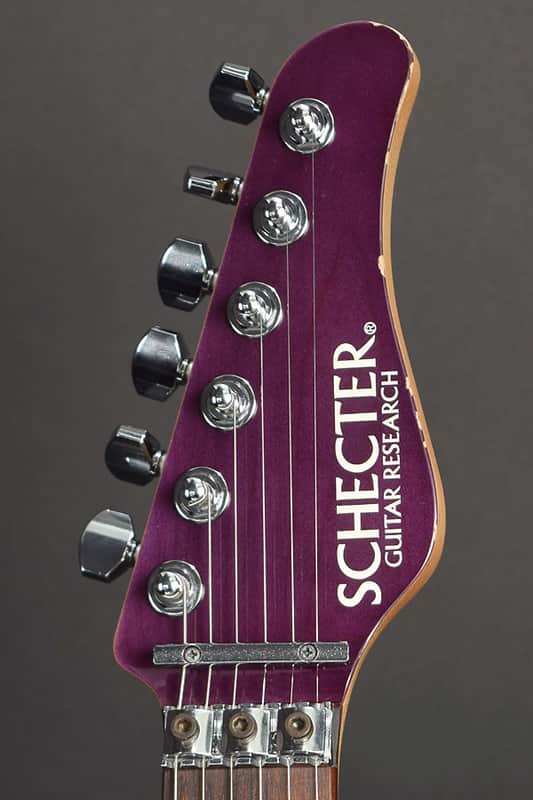 Schecter Japan SD-2-24-AS See Thru Purple | Reverb