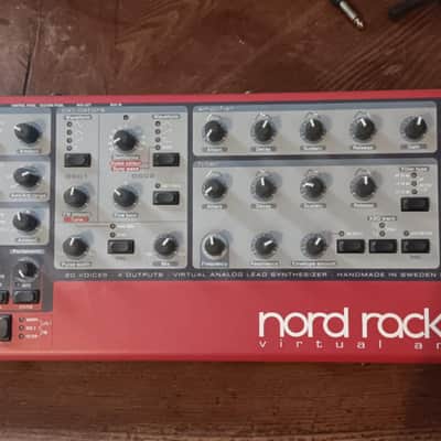 Nord 2X Rack 20-Voice Rackmount Virtual Analog Lead Synthesizer 2003 - 2014 - Red