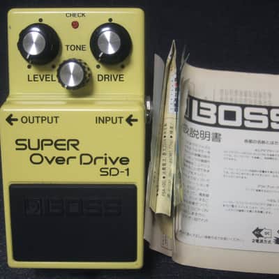 Boss SD-1 Super Overdrive 1981 - 1988 Made In Japan | Reverb