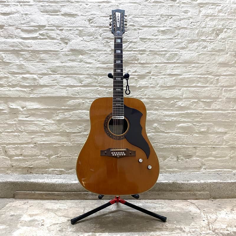 🎸 EKO RANGER 12 ELECTRA / 1974 / natural / acoustic guitar / vintage & rare image 1