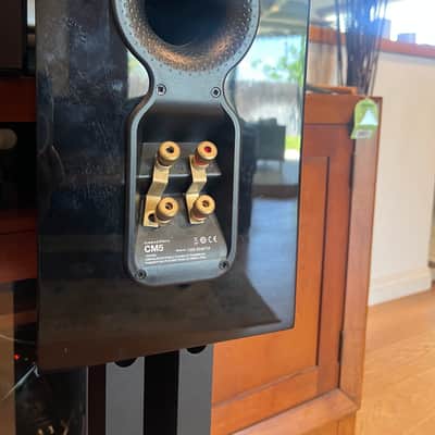 B&W Bowers Wilkins CM5 With Matching Center Speakers, Two Cast Iron Stands. image 6