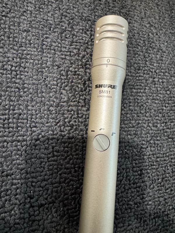 Shure SM81 Small Diaphragm Cardioid Condenser Microphone 1984 - Present - Silver image 1